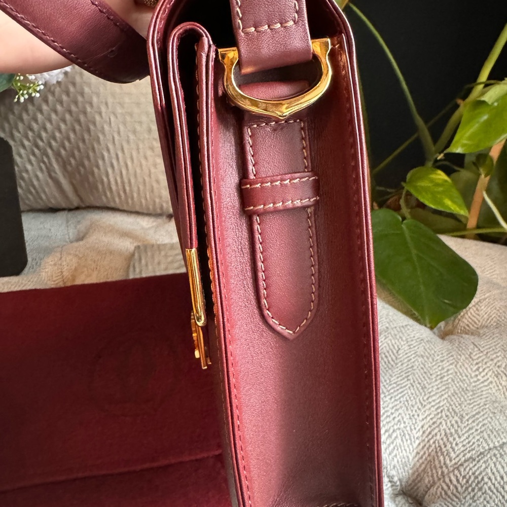 🌹SOLD on website🌹 Cartier Must de Cartier vintage leather crossbody - Picture 15 of 16